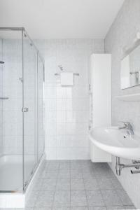 Koupelna v ubytování Haus Gletscherblick