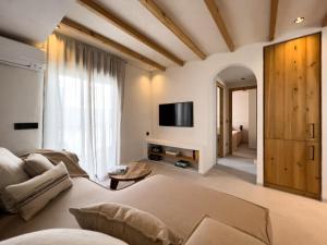 Televízia a/alebo spoločenská miestnosť v ubytovaní Casa La Marina | Zahara de los Atunes