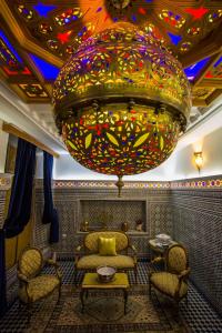 Posezení v ubytování Riad Amor - Suite & Spa