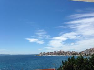 a view of a large body of water at Julia Hotel in Sarandë