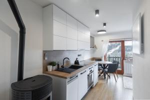 Kuchyň nebo kuchyňský kout v ubytování Lucia