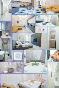 Un collage de diferentes imágenes de una habitación. en Casa Gemma Rome, en Roma