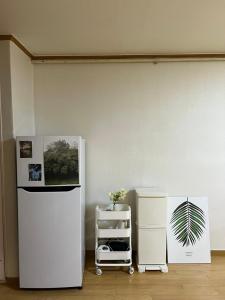 Η κουζίνα ή μικρή κουζίνα στο Cozy Camping