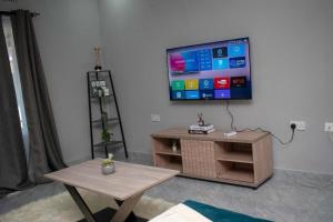 Televiisor ja/või meelelahutuskeskus majutusasutuses City Escape Apartments