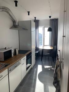 Dapur atau dapur kecil di Linden apartment