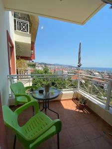 Balkón alebo terasa v ubytovaní ZISIS APARTMENTS No2