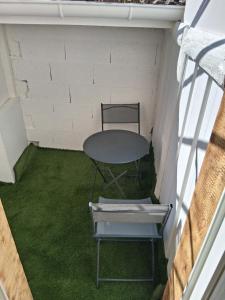 Patio nebo venkovní prostory v ubytování studio parc du Vercors