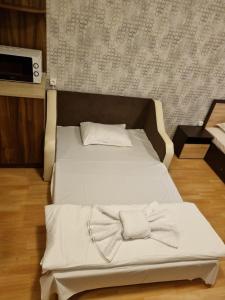 A bed or beds in a room at ADMIRAL PLAZA C 19 Private Cozy Studio SUNNY BEACH