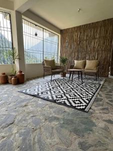 Posezení v ubytování Bulagi House