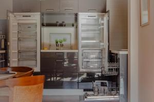 Nhà bếp/bếp nhỏ tại Ferienvilla Bad Schandau