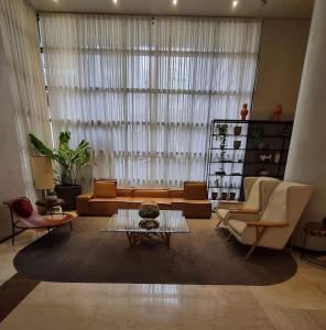 Area soggiorno di Morada Supreme Itaim Bibi - Flat Duplo
