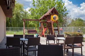 Svalir eða verönd á Hotel Pomaranča
