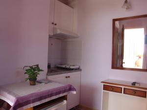 Kuchyň nebo kuchyňský kout v ubytování Aiolos Rooms