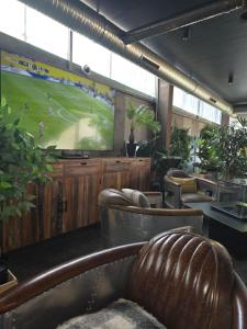 Manoir du Vignoble的休息区
