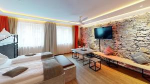 Hotel Adler客房内的一张或多张床位