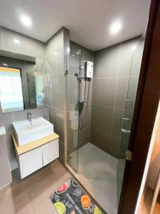 Koupelna v ubytování 中央公寓 1bedroom Centrio 804 Condominium 211