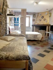 Postel nebo postele na pokoji v ubytování Casa della Dama