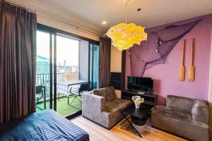 Χώρος καθιστικού στο 2 Bed Room At Excellent Location - Pattaya Central