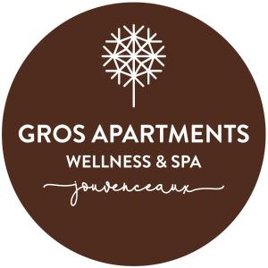 a logo for a greens supplements wellness and spa dispensary at Appartamenti & Wellness Piero Gros in Sauze dʼOulx