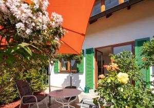 Сад в Ferienhaus Möwe