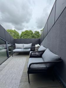 Χώρος καθιστικού στο Cuprum luxury apartment