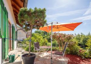 Сад в Ferienhaus Möwe