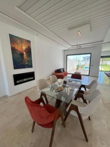 Χώρος καθιστικού στο villa prestigieuse avec piscine