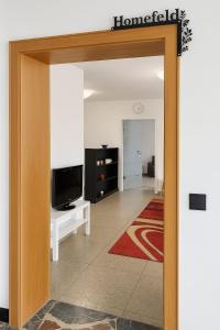 ヒューンフェルトにあるHomefeld Moderne & ruhige Ferienwohnung in Hünfeld Nähe Bahnhof, mit Smart Tv & Parkplatzのギャラリーの写真