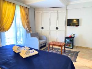 Μια τηλεόραση ή/και κέντρο ψυχαγωγίας στο B&B Boutique Hotel
