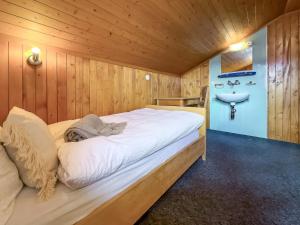 Postel nebo postele na pokoji v ubytování Hotel Alpfrieden