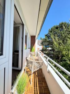 En balkon eller terrasse på REGENCY Apartments - City Wohnung I Balkon I WLAN I Netflix I Parkplätze