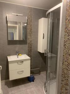 Koupelna v ubytování Joli appartement + 13 fotografií