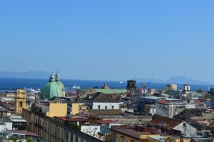 a view of a city with buildings at Nel Cuore di Parthenope in Naples +111 photos