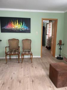 Posezení v ubytování Erdgeschosswohnung mit separatem Eingang