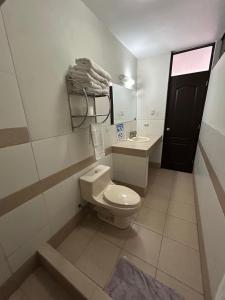 Koupelna v ubytování Casa Real