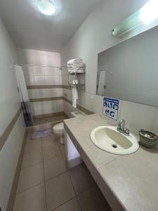 Koupelna v ubytování Casa Real