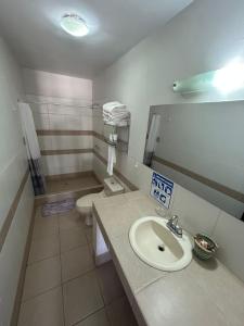 Koupelna v ubytování Casa Real