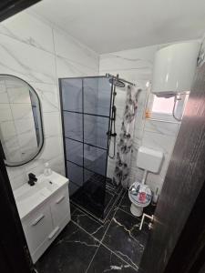 Ένα μπάνιο στο Studio Apartment