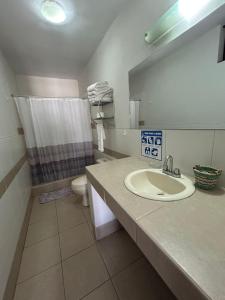 Koupelna v ubytování Casa Real