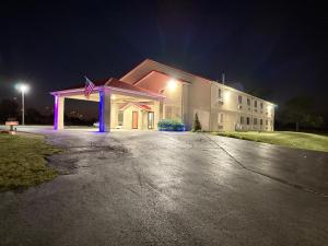 Byggingin sem mótelið er í