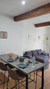 Χώρος καθιστικού στο T2 au cœur de Castelnaudary