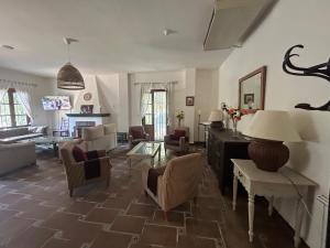 Posezení v ubytování Hotel Humaina