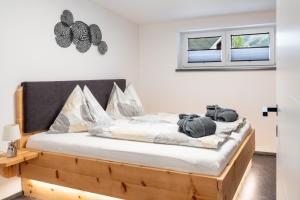 Postel nebo postele na pokoji v ubytování Sky Appartement