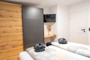 Postel nebo postele na pokoji v ubytování Sky Appartement
