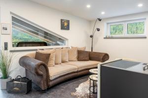 Posezení v ubytování Sky Appartement