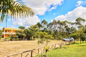 En hage utenfor Andasibe Sifaka Lodge