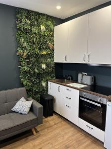Η κουζίνα ή μικρή κουζίνα στο The Cosy Courtyard Flat