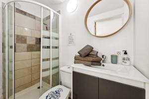 Phòng tắm tại La Santa - Casa Marosenia