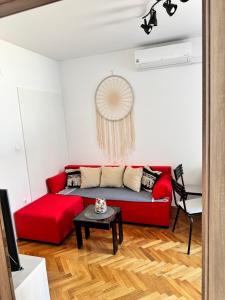 Posezení v ubytování Apartment Luce