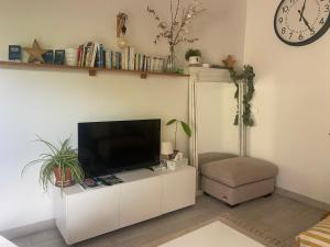TV a/nebo společenská místnost v ubytování A 20 minutes de Aix en Provence